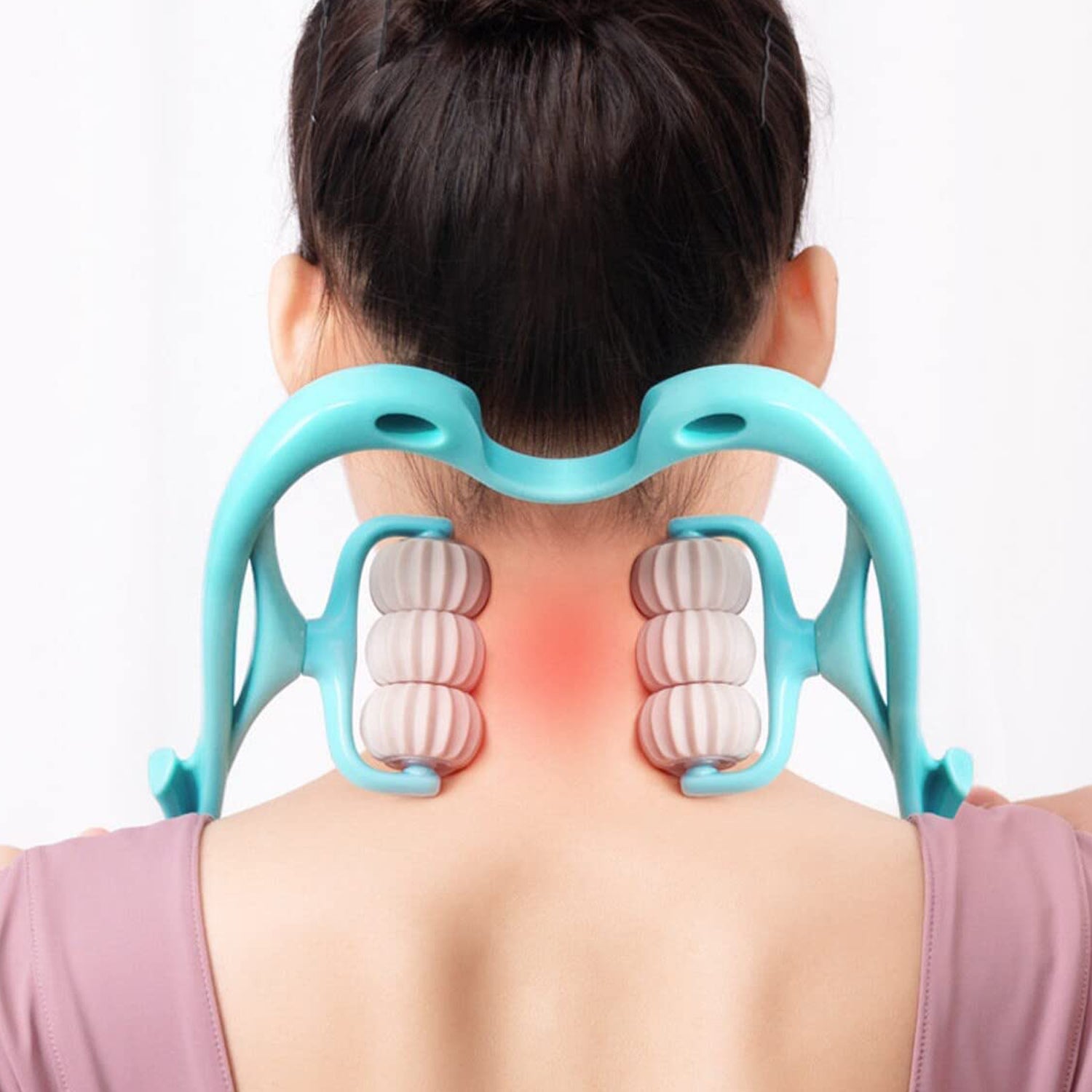 Neck Shoulder Massager Portable Relieving The Back For Men Relieving The Waist Women (1pc) - Springkart 