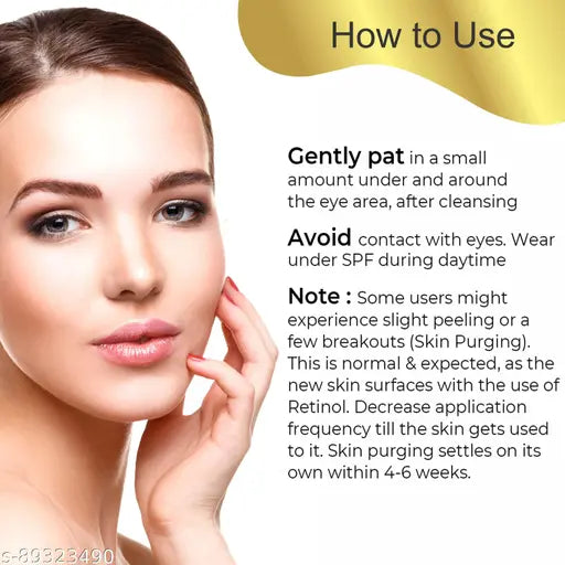 Kayamaya Under Eye Cream - For Dark Circles, Puffiness, Wrinkles (50 g) - Springkart 