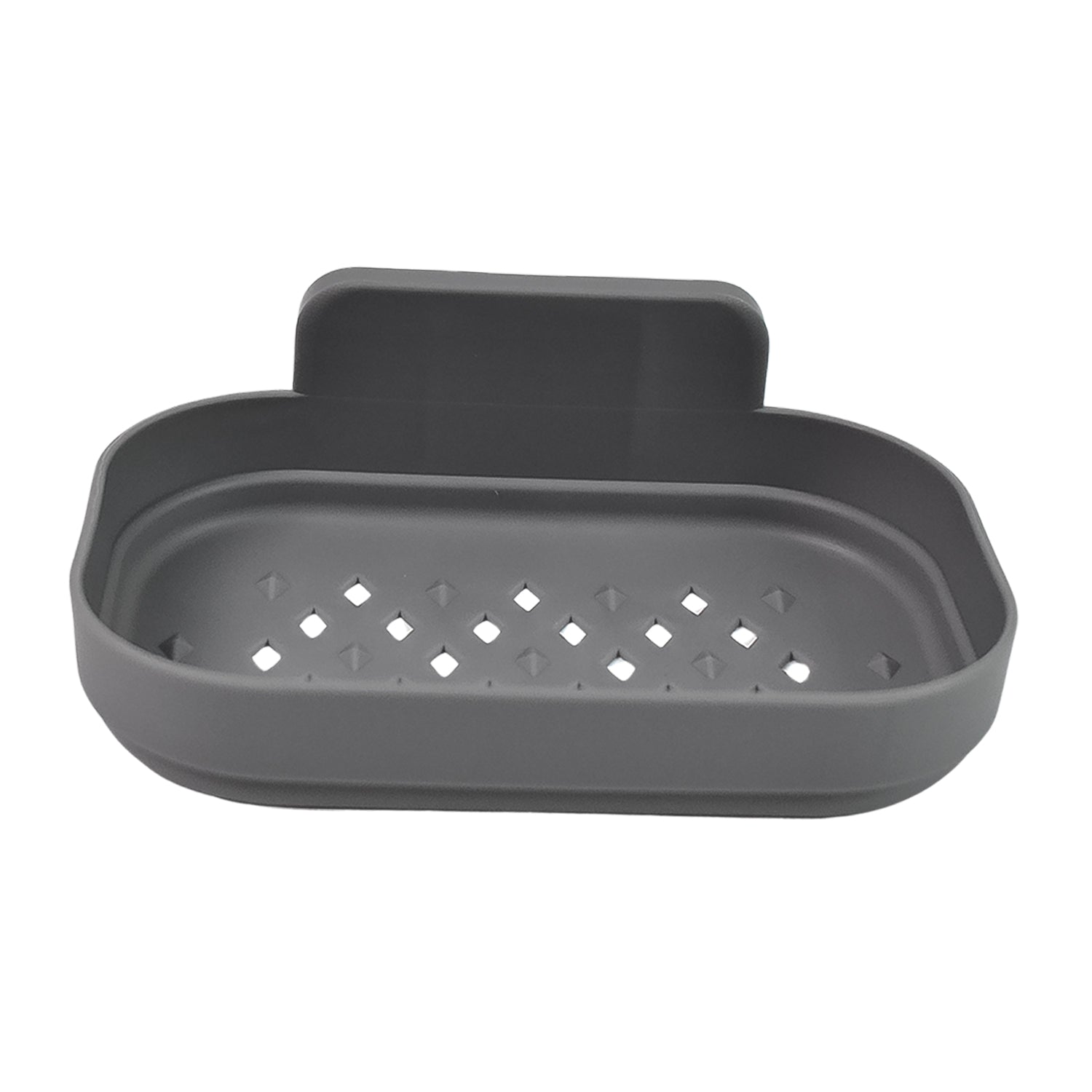 Plastic Soap Dish Holder For Bathroom Shower Wall Mounted Self Adhesive (1 Pc) - Springkart 