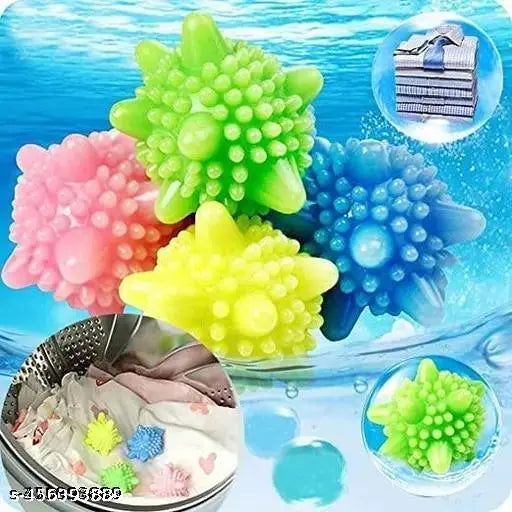 12Pcs Reusable Dryer Balls Laundry Balls for Washing Machine Solid Colorful - Springkart 