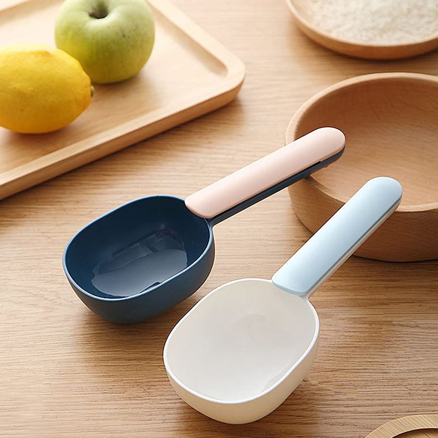 Large Plastic Measuring Spoons Flour Scoops For Home Kitchen (1 Pc) - Springkart 