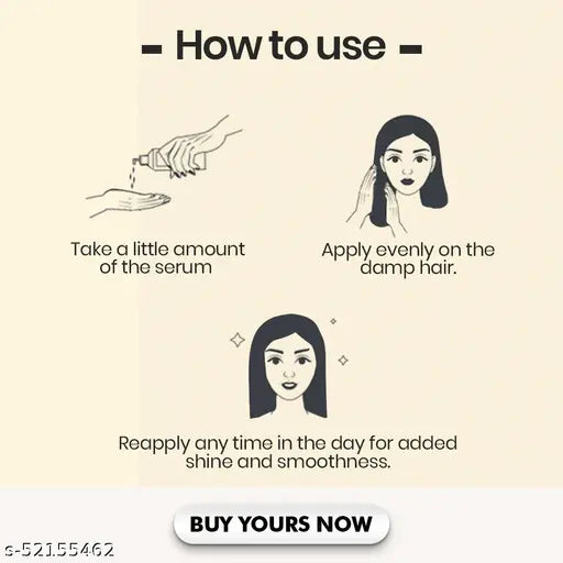 TNW The Natural Wash Black Seed Hair Serum for Women & Men | Heat Protection For Dry ,Rough,Smooth & Silky Hair & Frizz-free Smoothness | Made with Natural Ingredients & Enriched with Fenugreek and Essential Oils 100 ml