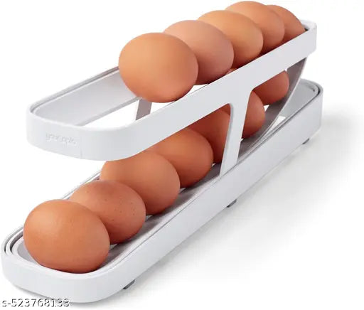 2 Tier Rolling Eggs Holder/Dispenser For 12-14 Eggs
