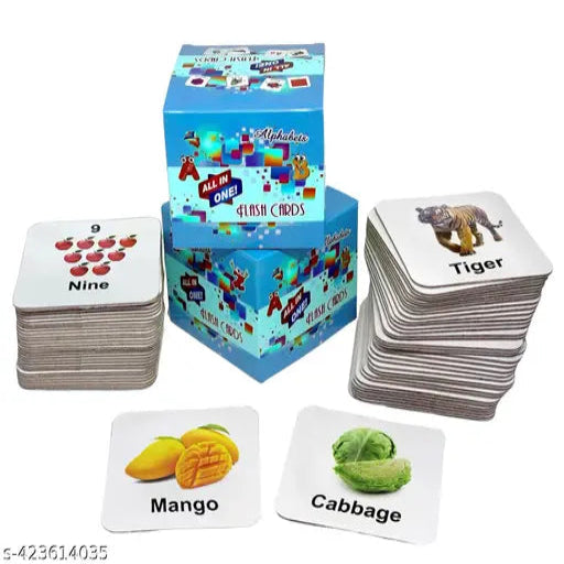 Educational Laminated Non-Tearable Water Proof Cards for Kids Toys for 1-6 Years Old Boy and Girls | Early Learning Montessori Toy for 1 2 3 4 5 6 Year Old Kids