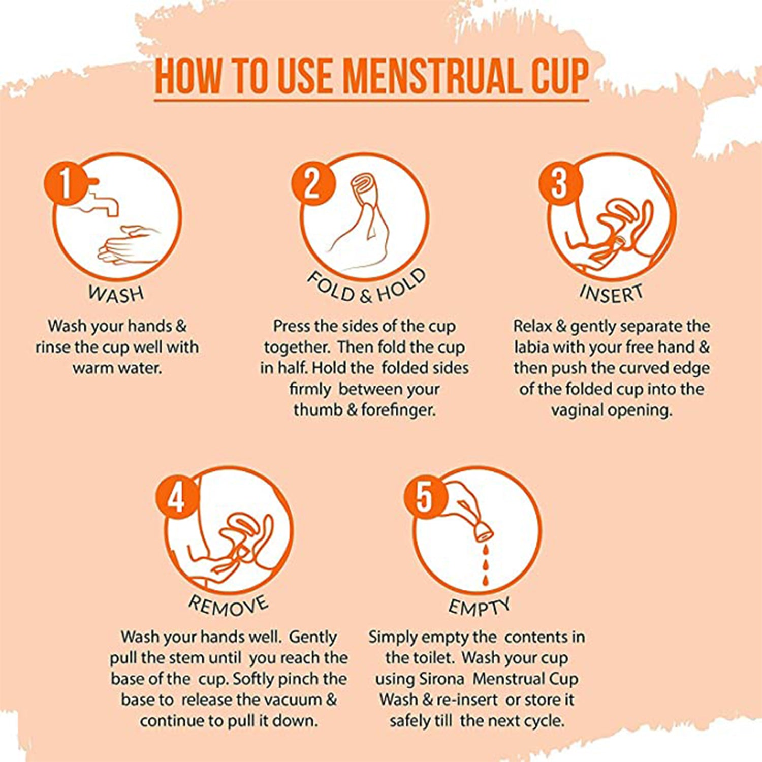 6112b Reusable Menstrual Cup Used By Womens And Girls During The Time Of Their Menstrual Cycle - Springkart 
