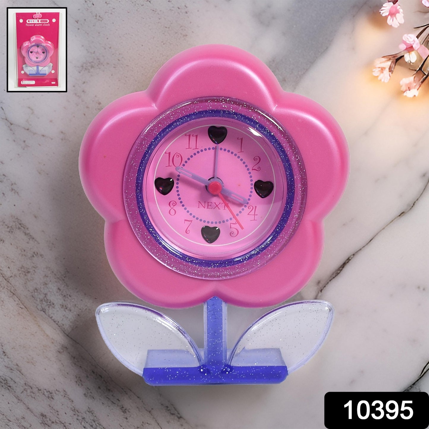 Flower-shaped Desk Clock With Alarm System - Springkart 