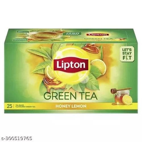 Lipton Honey Lemon Green Tea Bags, 25 Pieces - Springkart 