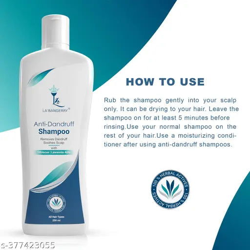 Anti Dandruff Shampoo | Reduces Up to 100% Dandruff and Strengthens Hair | 250ml - Springkart 