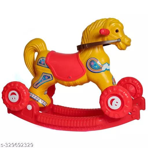 Tots in Tack Baby Horse Rider and Rocker Engaging Boy GIrl Unisex Playtime Fun for Kids 1-5 Years - Springkart 