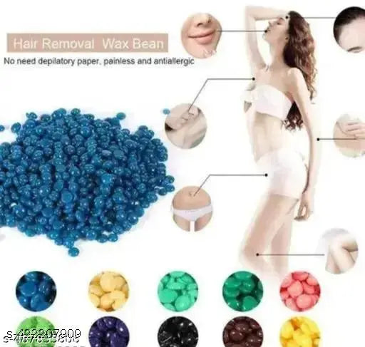 PREMIUM400gm Milk & Cream Hard Wax Beans for Hair Removal Body & Face Hair Removal Wax Beads, Bikini Hair Removal, Leg’s & Hands Hair Removal for Women’s, Girl’s & College Guy’s