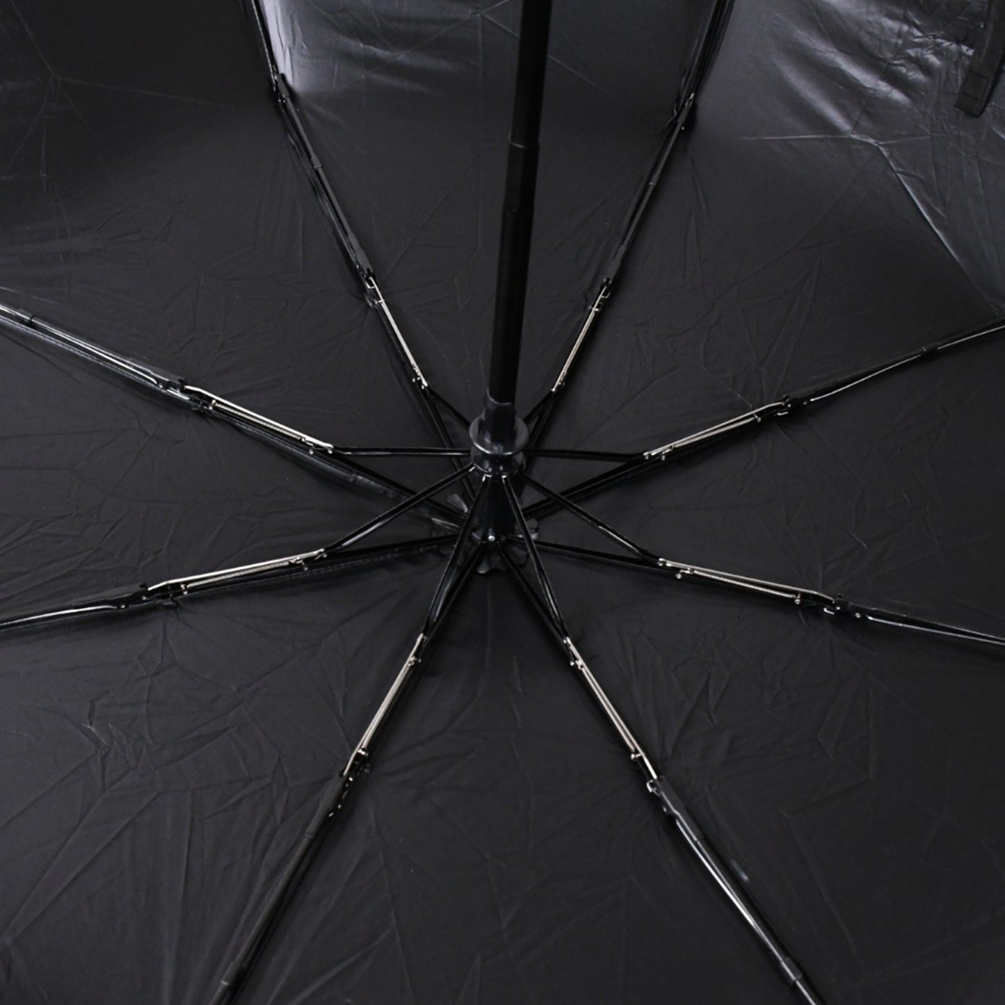 12744 2 Fold Manual Open Umbrella Windproof Sunproof Rainproof With Sturdy Steel Shaft Wrist Straps Easy To Hold Carry Umbrella For Women Men Kids - Springkart 