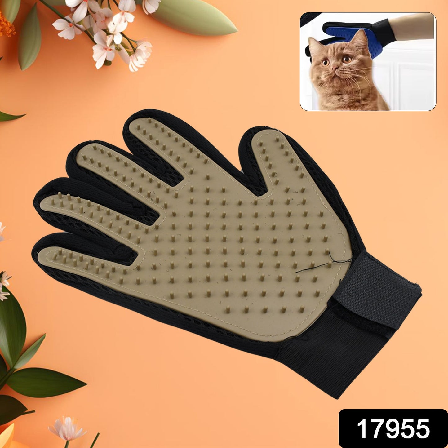 Dark Brown True Touch Gloves Gloves Bathing Tool (1 Pc) - Springkart 