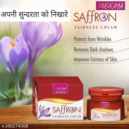 Saffron Face Fairness Cream 50gm protect from wrinkles / remove dark spots cream /face brighting cream