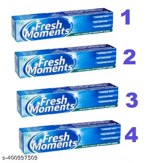 Fresh Time Toothpaste Fresh Moments Toothpaste Blue (Pack of 4) – Springkart