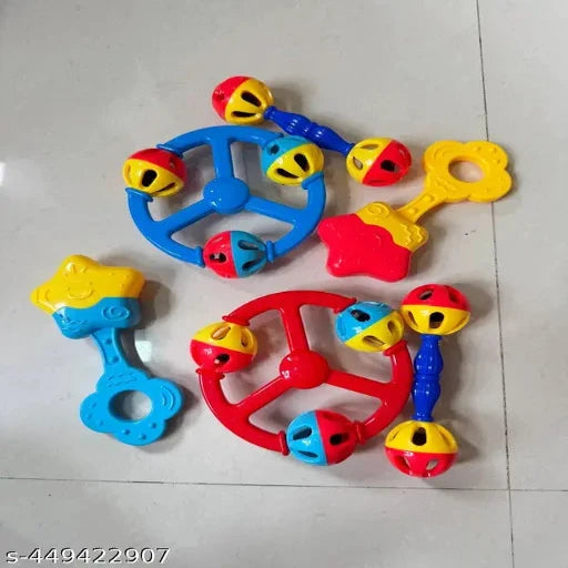 6 Pcs Gift Premium Rattle Set - Baby Toys