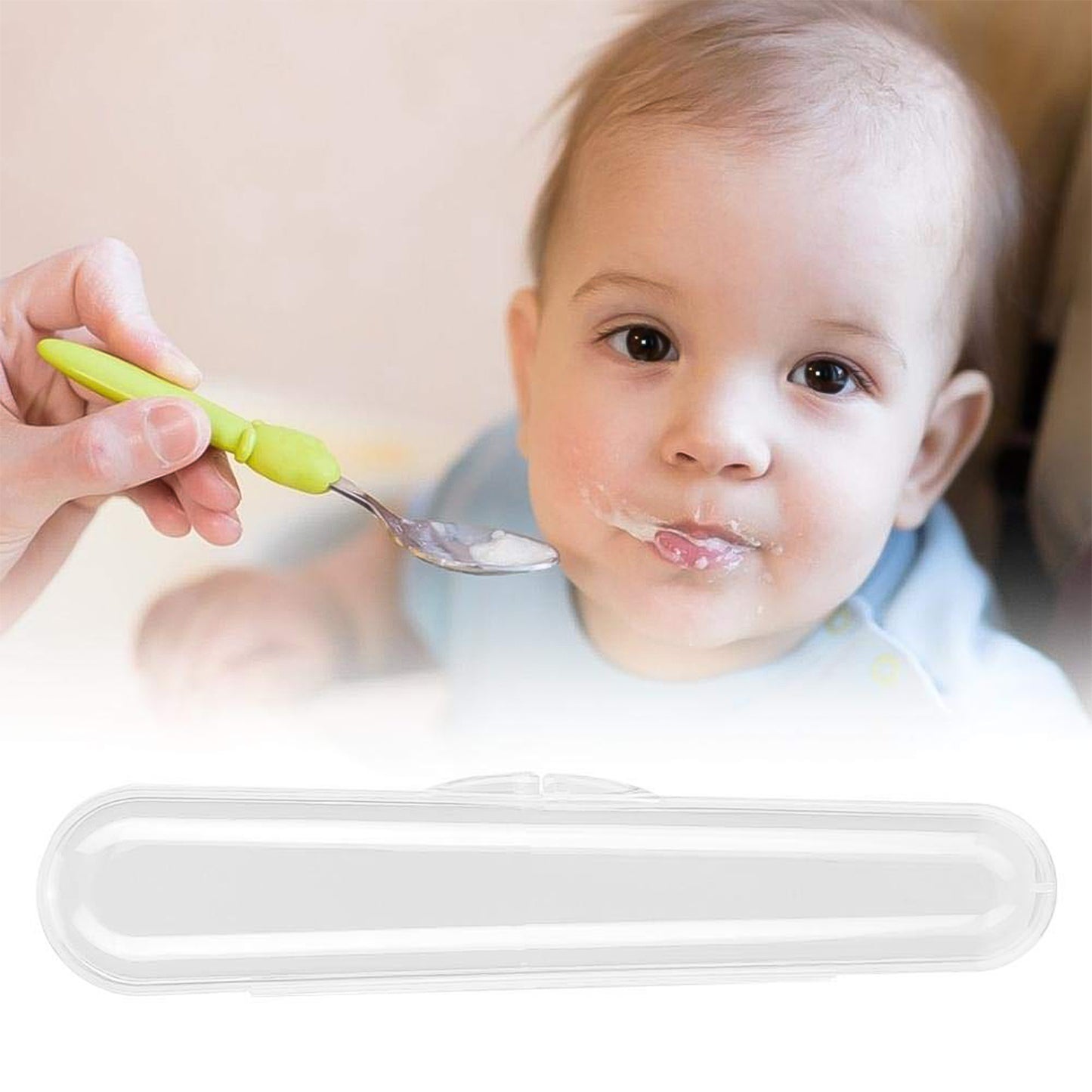 Food Grade Plastic Spoon Storage Box (1 Pc) - Springkart 