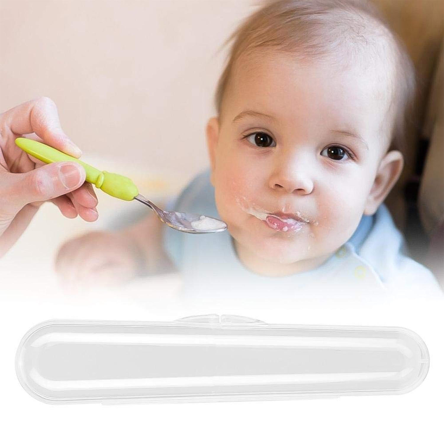 Food Grade Plastic Spoon Storage Box (1 Pc) - Springkart 