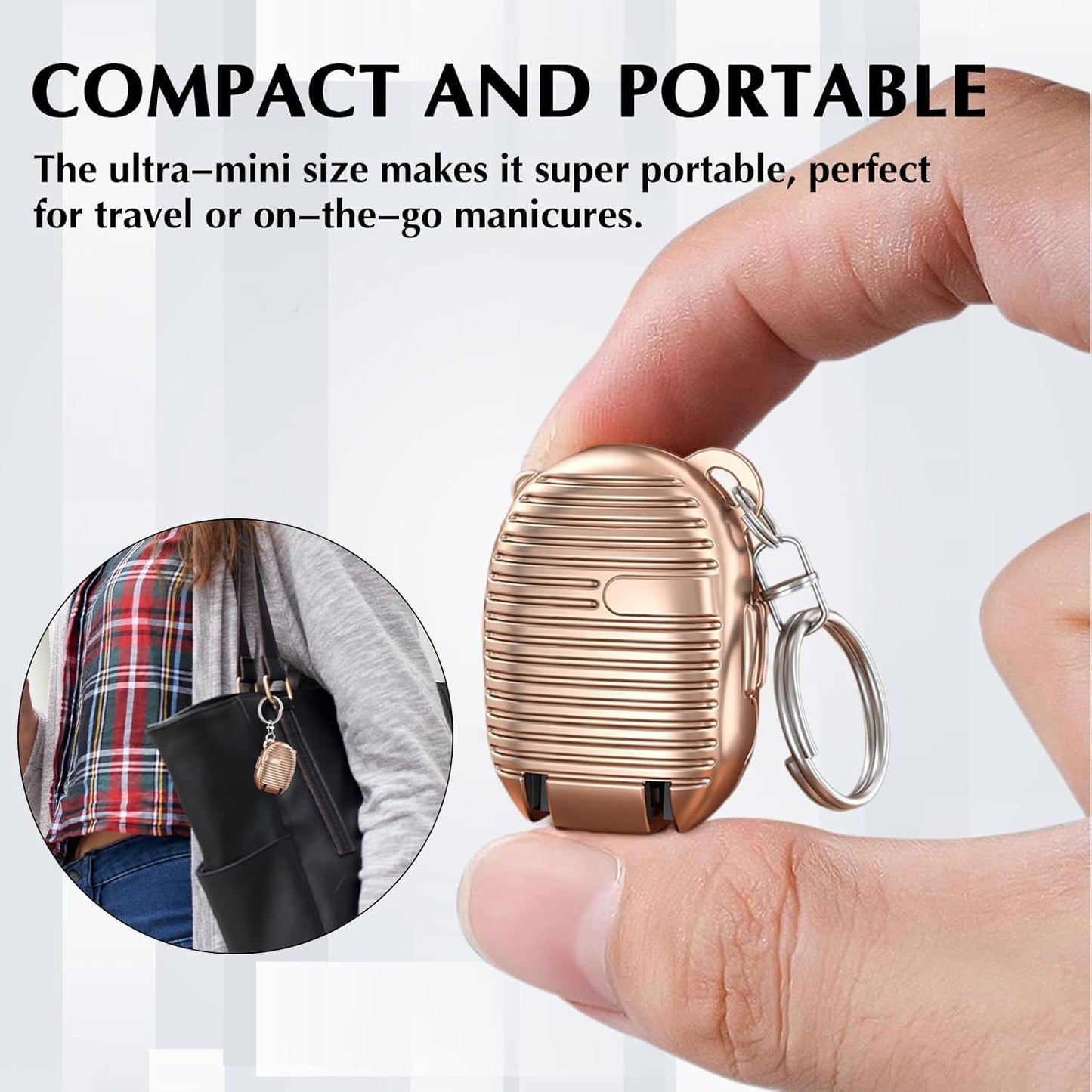 Keychain Nail Clipper Small Nail Clippers Multicolor (1 Pc) - Springkart 