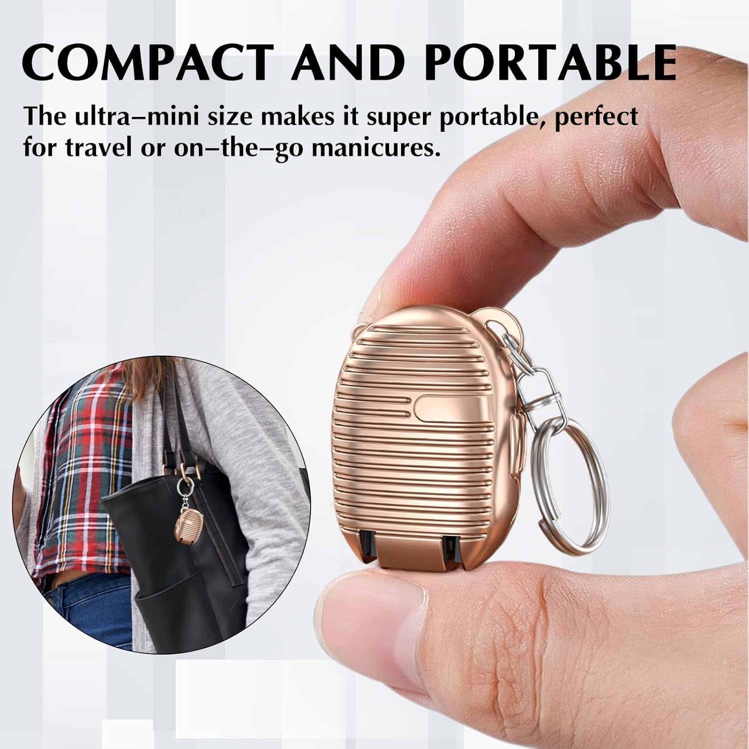 Keychain Nail Clipper Small Nail Clippers Multicolor (1 Pc) - Springkart 
