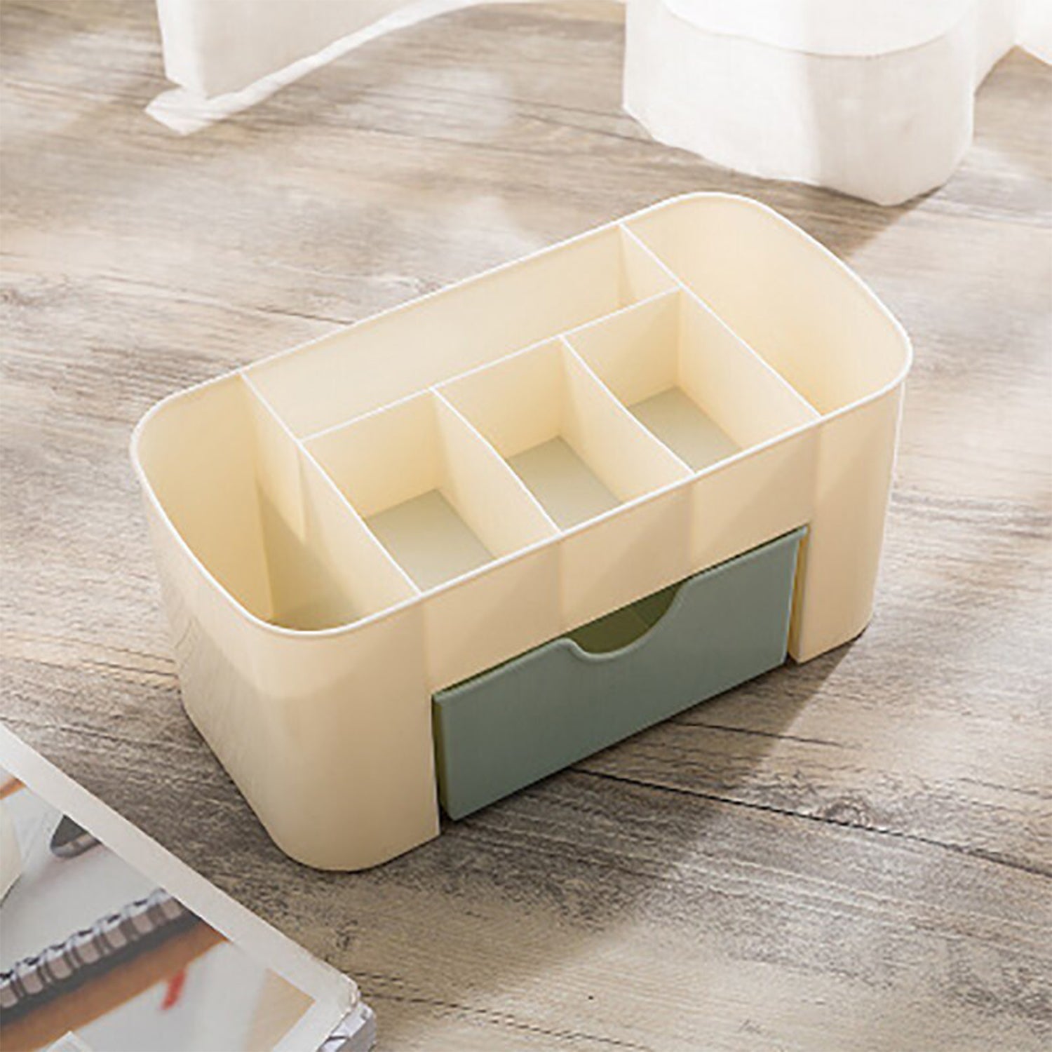 6114 Makeup Cutlery Box Used For Storing Makeup Equipments And Kits Used By Womens And Ladies. - Springkart 