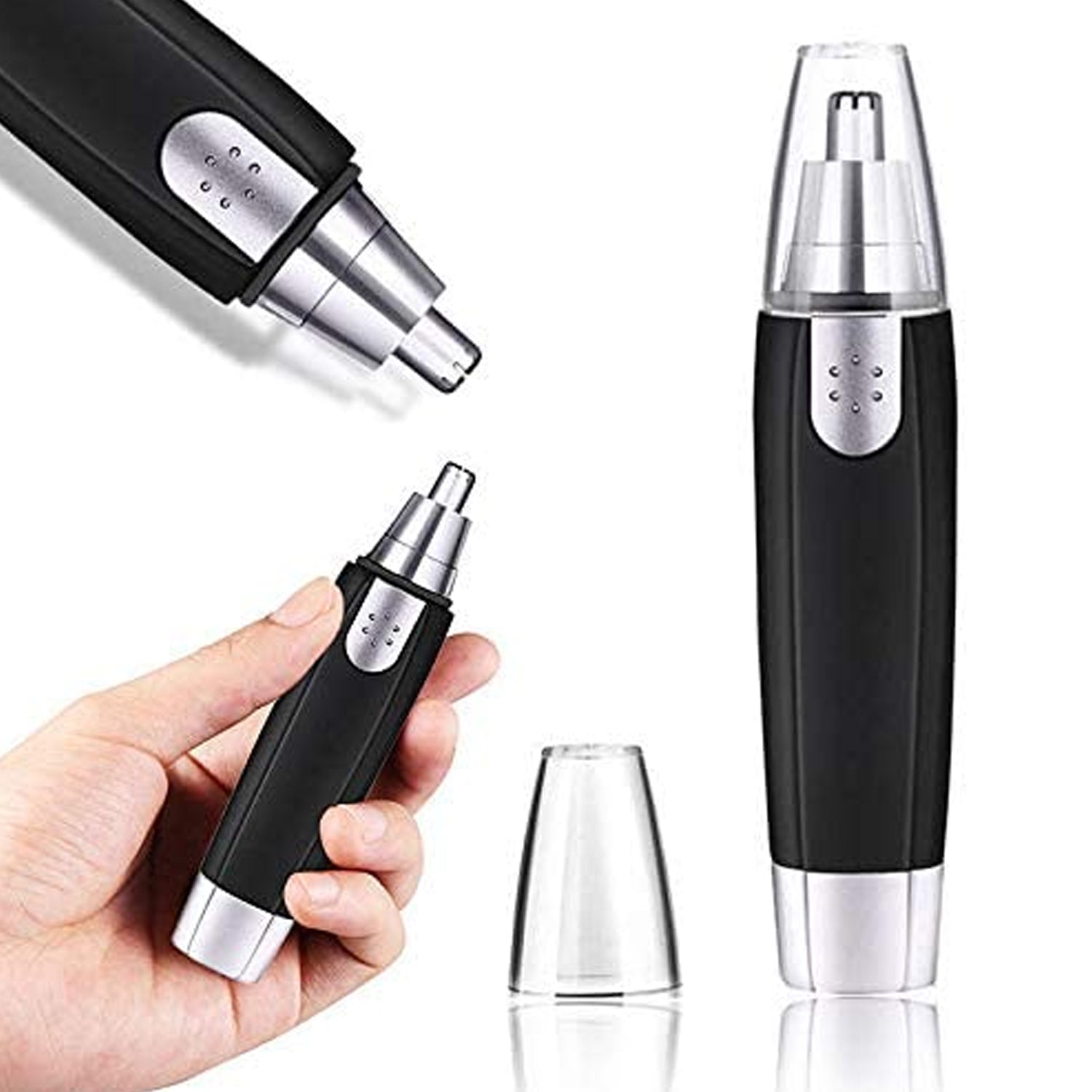 6003 Sharp New Ear And Nose Hair Trimmer Professional Heavy Duty Steel Nose Clipper Battery-operated. - Springkart 