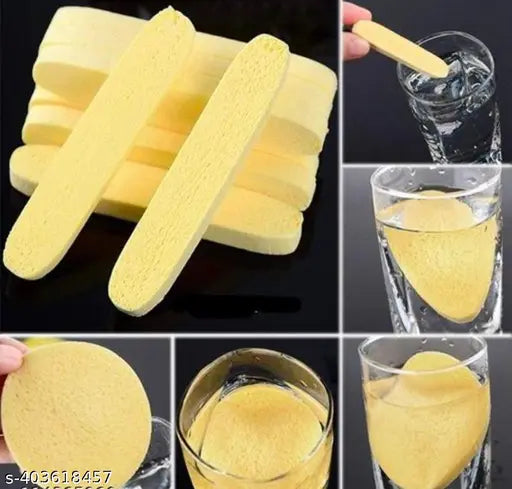 Face Cleaning Sponge Sticks for Makeup Remover for Women -Set of 12 Pieces - Springkart 