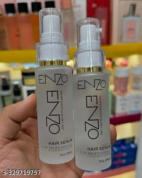 Enzo Hair Serum For Men And Women To Make their Hair's Smooth And shinny 100*4=400 ml