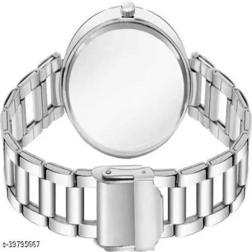 Trendy Women Silver Metal Analog Watch - Springkart 