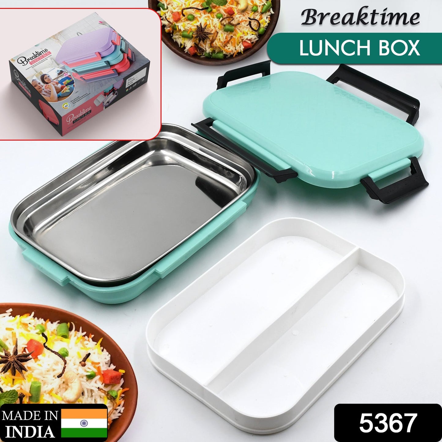 Leakproof Lunch Box Set: School & Outdoor Meals (Insulated) - Springkart 