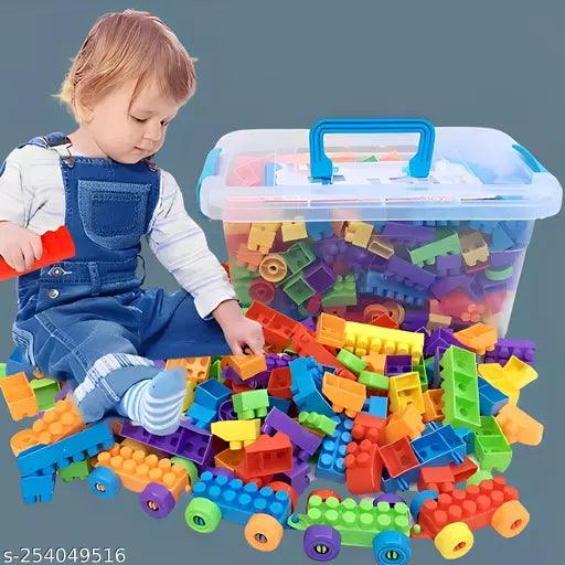 kidsbuddy DIY Toys Building Blocks for Kids Train Blocks Puzzles Games 59+ - Springkart 