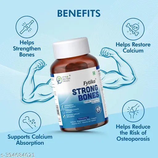 Strong Bones + Omega1000 + Immunity Booster (Pack of 3) - 180 Tabs - Springkart 