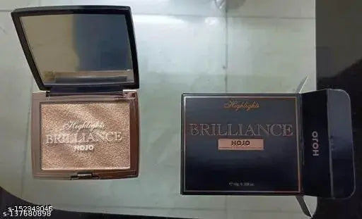 HOJO Golden Powder Highlighter shimmer bronzer colorful Face Highlighter Pressed Powder Shade #2