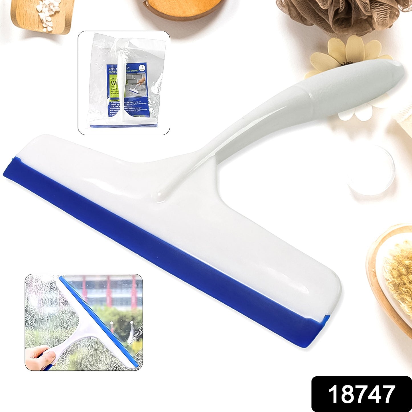 Plastic Kitchen Wiper (White 1 Pc) - Springkart 