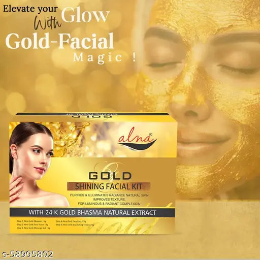 Alna Gold facial Therapy Kit  |75gm|
