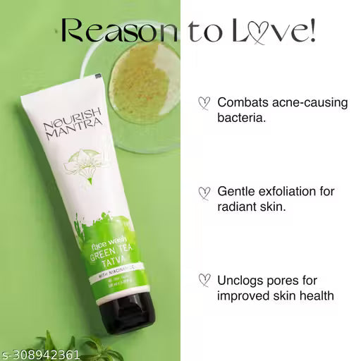 Nourish Mantra- Green Tea Tatva Face Wash (100 ml)