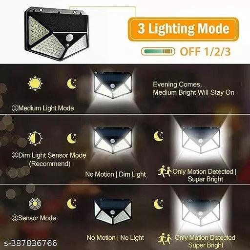 (SET OF 1) 100 LED SUPER BRIGHT SOLAR LIGHT - Springkart 