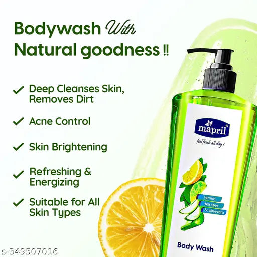 Body Wash for Men & Women Shower Gel for Whitening Soft, Smooth Healthy Moisturize Skin (250ml Each, Pack of 2,) - Springkart 