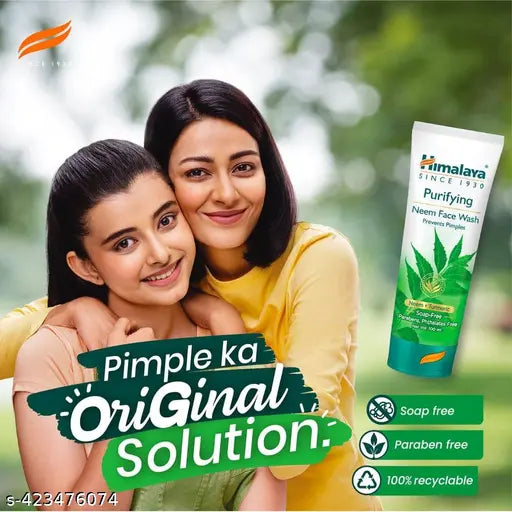 Himalaya Purifying Neem Face Wash 200ml & Neem Face Scrub 100g (Combo Pack)