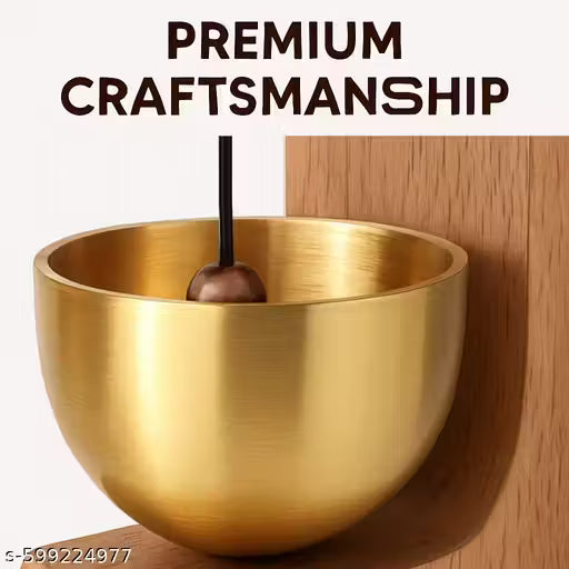 Magnetic Wooden Door Bell with Brass Chime