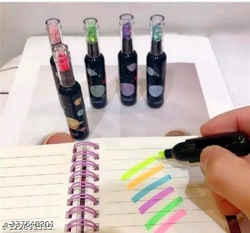 Latest 6 Pack of Bottle Shape Highlighter For kids Boys & Girls - Springkart 