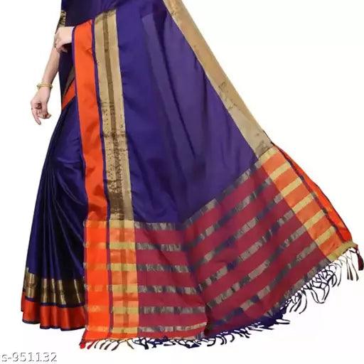 Stunning Cotton Printed Saree - Springkart 