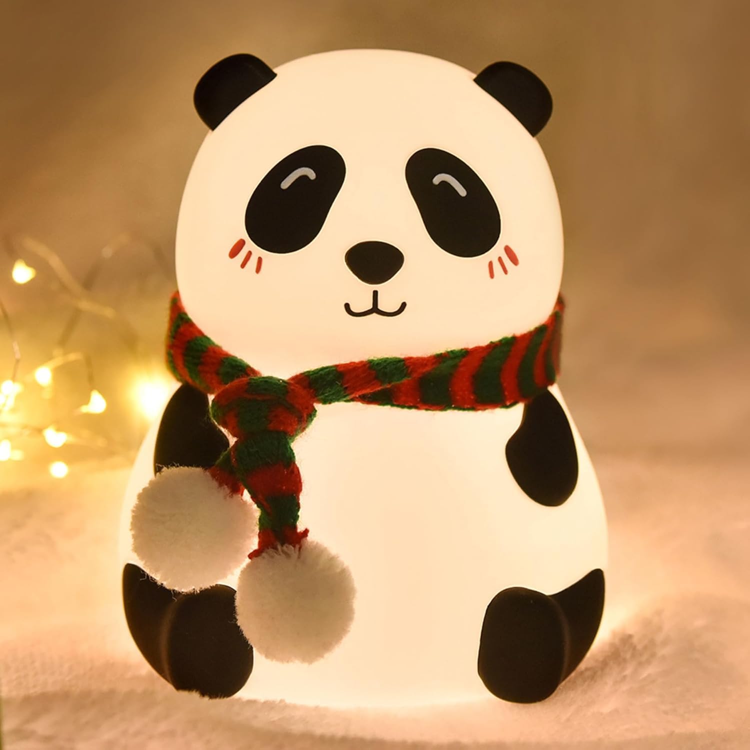 Panda 7-color Led Silicone Touch Lamp (1 Pc) - Springkart 