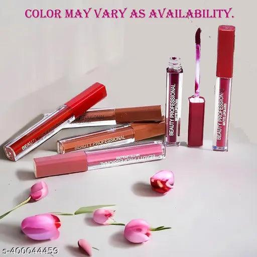 Liquid Matte Multicolor Shade Lipstick Bold Set, Ultra Matte, Transfer Proof and Waterproof Long Lasting Pack Of 04 - Springkart 