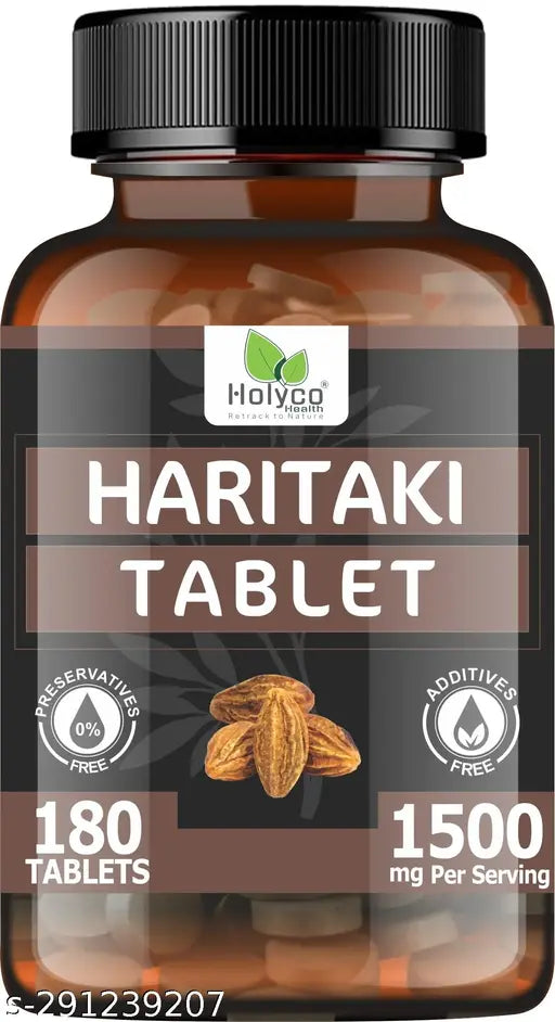 Haritaki Tablet -180 Tablets| Best for detoxification and Support Digestive Health