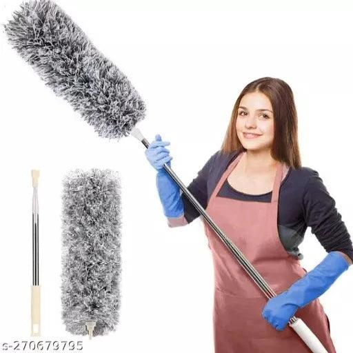 Microfiber Feather Duster Bendable & Extendable Fan Cleaning Duster - Springkart 