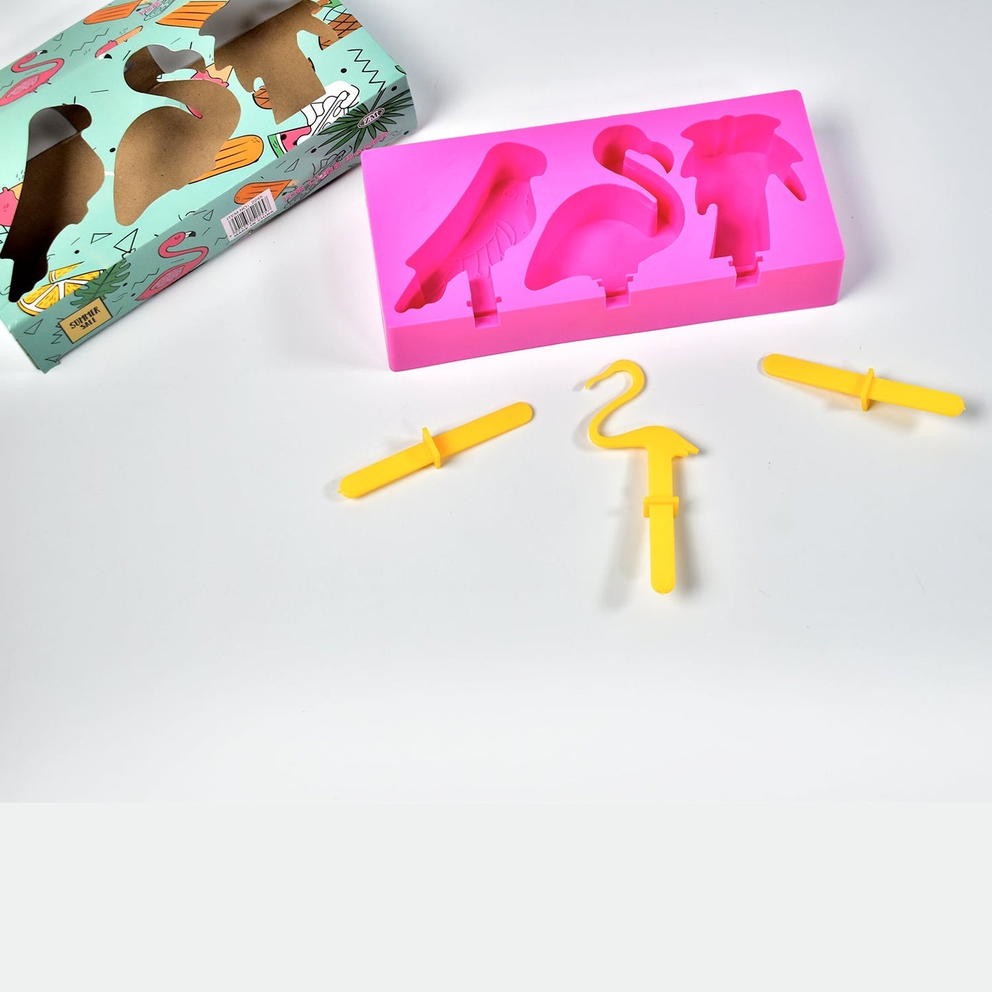 Fancy Ice Candy Mould Maker - Food-Grade Reusable Popsicle Molds, Ice Cream and Kulfi Sticks for All Ages - Springkart 