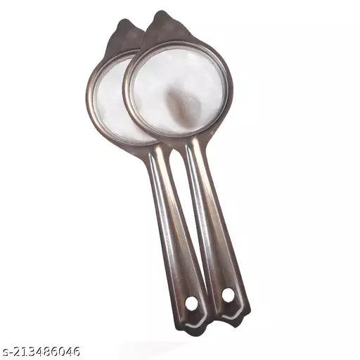 Teas Strainer Stainless Steel Pack Of-2 - Springkart 