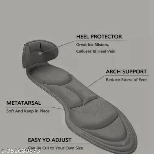 Calum Memory Foam Shoes Insole Orthotic Sport shoe Insoles for All Shoes Super Soft Absorption Pads Comfortable, Soft, Durable, Washable (Grey)