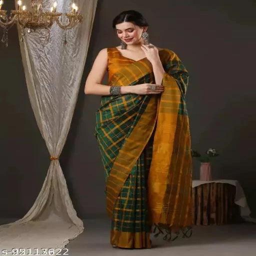 Stunning Cotton Printed Saree - Springkart 