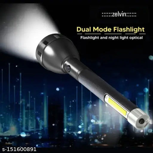 Rechargeable 175w Led Torch Light High Power Long Distance for Home(Torch Light Rechargeable)Search Light with 4 Modes with Hanging Rope,Pocket Emergency Torch Light for Long Distance, Camping & Daily Use (Black)